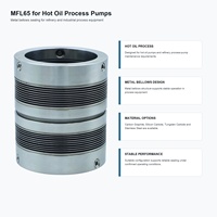 Joint mécanique à soufflet métallique MFL65 pour pompe de process à huile chaude