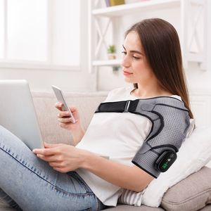 Massaggiatore per Spalle Riscaldato Ricaricabile USB con Spegnimento Automatico 45-75 Minuti, 3 Livelli di Riscaldamento, 3 Modalità di Vibrazione per Dolore al Collo e alle Spalle - Product Image 5