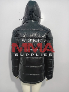 Men's winter Breathable Hooded Puffer <b>Jacket</b> <b>with</b> Polyester/Cotton <b>Lining</b> - Product Image 4