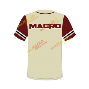 Camiseta de béisbol para hombre, barata, en blanco, venta al por mayor - Product Image 6