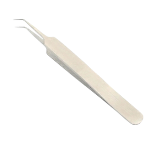 Pince à cils volume 90 degrés en acier inoxydable, outil de préhension de précision pour extensions de cils, instrument professionnel de soin des yeux et de beauté - Product Image 1