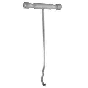 Crochet à os orthopédique de 8 pouces en acier inoxydable allemand avec poignée en T, à actionnement manuel, pour usage chirurgical - Product Image 5