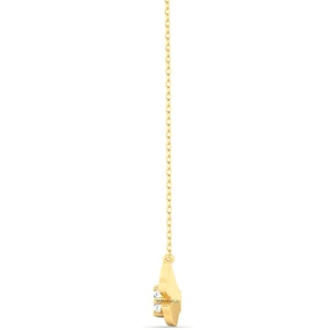 Pendentif papillon en diamant de laboratoire de luxe, or 10K 14K 18K, argent sterling 925 935, plaqué rhodium, pour femme, pour fiançailles - Product Image 4