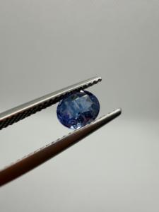 Saphir bleu naturel, pierre précieuse brute, taille ovale, 1,15 carat, provenant du Ceylan, Sri Lanka, pour la création de bijoux, saphir extraite de la terre, Zehra Gems - Product Image 2