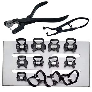 Kit de pinces de barrage dentaire en acier inoxydable avec forceps – Instruments d'isolement dentaire - Product Image 5