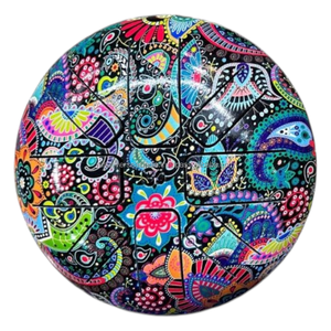 กลองลิ้นสแตนเลสหลากสีเคลือบเอนาเมล - เครื่องดนตรีเคาะจังหวะทำมือรักษ์โลกสำหรับการทำสมาธิ ผ่อนคลาย และศิลปะ - Product Image 1