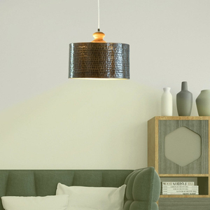Lanterne suspendue en métal forgé noir, design martelé, lampe décorative pour la maison, lampe murale, lampe suspendue au plafond, lampe la plus vendue - Product Image 6