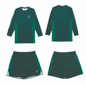 Camisetas de Entrenamiento de MMA al por Mayor, Ropa Deportiva, Conjunto Personalizado de Rashguard y Pantalones Cortos para Hombre, para MMA, Jiu Jitsu y Grappling, Tela Spandex - Product Image 1