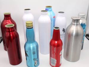 Premium GREEN PACKAGING Eco-friendly Custom Logo Reusable <b>Bottles</b> Recyclable Aluminum Beverage Use Wholesale from Vietnam - Product Image 6