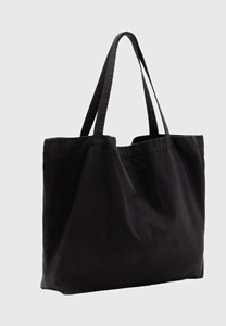 Large Capacity Cotton Tote <b>Bag</b> |Long Handle Reusable Shopping Carry <b>Bag</b> Multicolor Grocery Retail Promotional Business <b>Gift</b> Tote - Product Image 2