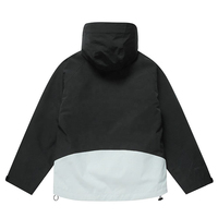 Nouvelles vestes softshell au design tendance, couleur noire unie, fermeture éclair imperméable, style sportif, coque en polyester avec doublure, vêtements d'hiver