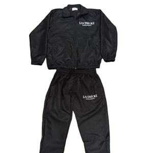 Conjunto de chándal Unisex transpirable Conjuntos de dos piezas Cortavientos de nailon y chándal con cremallera Pantalones cortos Pantalones - Product Image 1