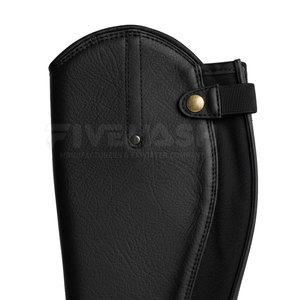 Protectores de piernas de cuero suave para caballos, equipo de protección para entrenamiento ecuestre al aire libre. - Product Image 4
