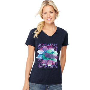Camisetas Unisex Extra Grandes para Mujer, Mezcla de Algodón Suave y Transpirable, Corte Holgado, Cómodas para Uso Diario, Proveedor OEM, Exportación al por Mayor - Product Image 1