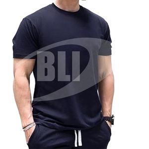 Camiseta informal tejida de manga corta Unisex de alta calidad para hombre, 100% algodón, longitud larga, precio al por mayor para la temporada de verano - Product Image 3