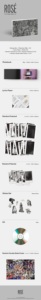 Rosé - Primer Álbum Sencillo [-R-] Álbum Oficial de Kpop Coreano en CD - Product Image 6