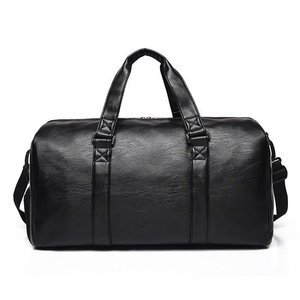 Bolsa de Viaje de Cuero PU con Letras Góticas para Hombre, Impermeable, de Lujo, Gran Capacidad, con Cierre, para Fin de Semana - Product Image 2
