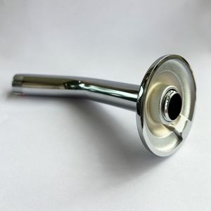 Braccio di Estensione per Doccia a Parete con Filettatura Conica 1/2 NPT, Flangia e Soffione a Pioggia - Accessori per Cabina Doccia - Product Image 4