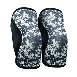 Neoprene Knee Sleeve Pink Camouflage Breathable Compression Support Quick Dry Sports Use Hook Loop Closure Unisex All Seasons - Product Image 6