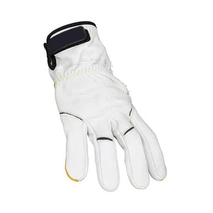 Gants mécaniques en cuir de chèvre de qualité supérieure, résistants à l'abrasion, doux et confortables, pour une protection des mains optimale. - Product Image 5