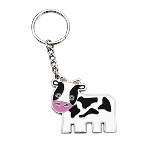 <b>Personalized</b> Metal <b>Keychain</b> with Cute Cartoon Character For Custom Bag Accessory - Product Image 6