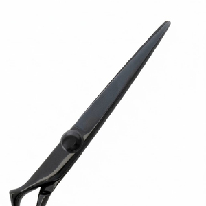 Ciseaux de coiffure professionnels haut de gamme, design ergonomique, noir mat, fabrication au Pakistan - Product Image 3