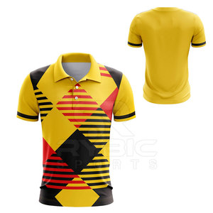 เสื้อโปโลซับลิเมชั่นคุณภาพดีที่สุดสำหรับผู้ชาย สำหรับการพิมพ์แบบกำหนดเอง พิมพ์โลโก้แบบกำหนดเอง ราคาดี - Product Image 3