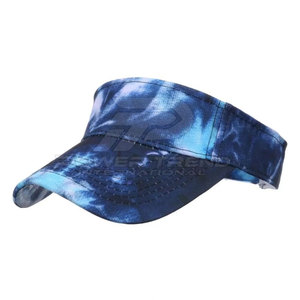 Casquettes de sport d'extérieur en gros d'usine, visières personnalisées par sublimation, sangle réglable, golf, tennis, course à pied, cyclisme, décontractées, unisexe - Product Image 3