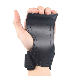 Adjustable Neoprene Palm Grips with Black <b>Straps</b> for Finger Exercise Equipment Hand Support Training Gear LOGO Palm Grips - Product Image 6