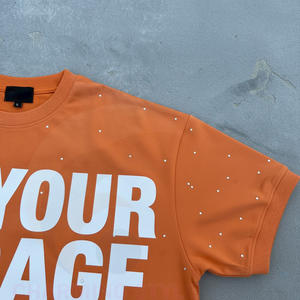 T-shirt Homme Oversize Vintage Délavé et Usé Printemps-Été 2026 – Personnalisez Votre Propre Logo – 100% Coton Épais Lavé à l'Acide - Product Image 5