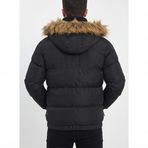 Chaqueta de Plumón para Hombre, Estilo Clásico Personalizado, de Alta Calidad, Impermeable, con Capucha, Gruesa, para Invierno, Cuello Alto, Estilo Casual Urbano - Product Image 3