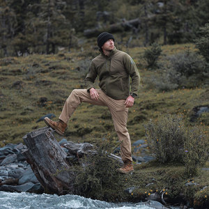 Chaqueta de Forro Polar Táctica Antibacteriana y Desodorante para Hombre, Estilo Nuevo, para Senderismo al Aire Libre en Invierno - Product Image 4