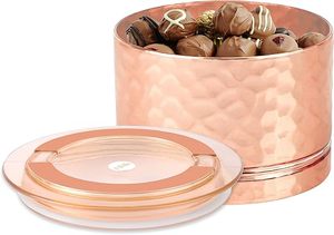 Premium Brass Container Affordable Stylish Storage <b>Jar</b> for Kitchen Dining Table and Home Decor Handmade Brass Container - Product Image 3