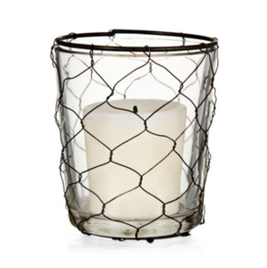 Portavelas votivas de metal y vidrio de color negro, diseño de alta gama para decoración del hogar, jardín, bodas y eventos. - Product Image 3