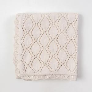 Manta de Punto de Lujo 100% Algodón Natural, Suave, Cálida, Acogedora, Ligera y Decorativa - Product Image 5