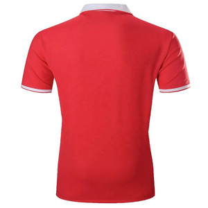 High-quality Men's Casual Polo Shirt Short-sleeved Business Polo T-shirt with Collar <b>Top</b> Button-front Golf Polo Shirt - Product Image 5