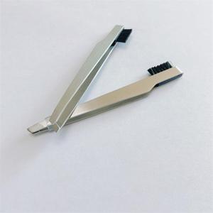 Pince à épiler pour sourcils, en acier inoxydable, pour l'épilation, pinces à faux cils, pinces à barbe, à bords inclinés - Product Image 4