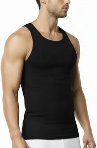 Custom <b>Mens</b> Breathable Knitted 100% Cotton <b>Cropped</b> Tank <b>Top</b> | OEM/ODM Private Label Apparel <b>for</b> Gym Fitness Training - Product Image 2