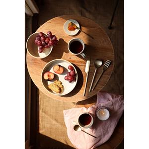 KSN Premium Set de 4 cuillères à dessert en acier doré Collection parfaite de laiton d'Inde pour améliorer votre expérience culinaire - Product Image 4