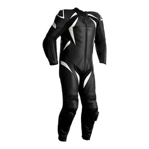 Traje de Motociclismo Unisex de Manga Larga, Diseño Color Block, Cuero Transpirable, Equipo de Protección Invernal, Personalizable para Equipos - Product Image 5