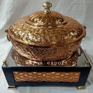Services de traiteur pour buffets d'hôtels : Réchaud de buffet de luxe en acier inoxydable pour la décoration de mariage - Product Image 6