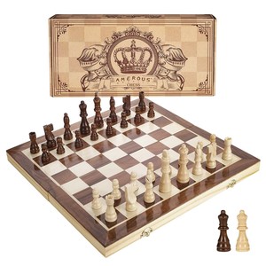 Jeu d'échecs de luxe en bois de Sheesham sculpté à la main avec incrustation en érable - Vente en gros - Product Image 4