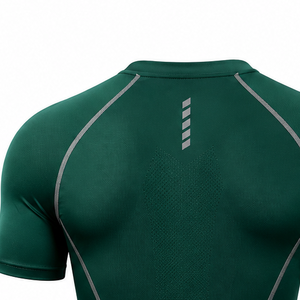 Ensemble de vêtements de sport pour homme, t-shirt de course, short athlétique, ensemble de gym, entraînement physique, léger, respirant, uni, été - Product Image 6