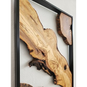 Arte de Pared Metálico Hecho a Mano con Diseño de Ondas y Detalles Esféricos - Decoración Moderna para el Hogar - Product Image 2
