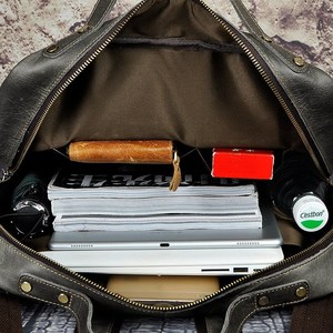 กระเป๋าเป้หนังแท้คุณภาพดี กันน้ำ ป้องกันการโจรกรรม สไตล์วินเทจ สำหรับใส่แล็ปท็อป รุ่น LBP-0342 - Product Image 3