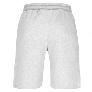 Shorts Bermuda en Coton Gris Chiné pour Homme avec Cordon de Serrage à la Taille, Style Décontracté, Tissu Tricoté 100% Coton, Coupe Mi-Haute - Product Image 6