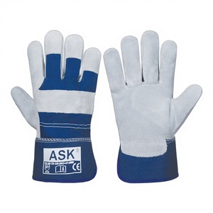 Gants de gréeur canadiens certifiés EN 388 EN 420 Gants de travail en cuir résistants aux chocs pour les mains Gants de sécurité industrielle - Product Image 1
