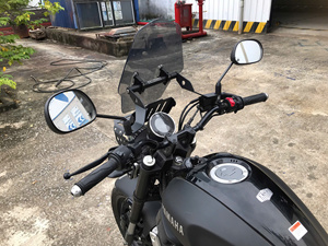 Pare-brise de moto M-Biker Yamaha XSR155, accessoires de moto - Product Image 1