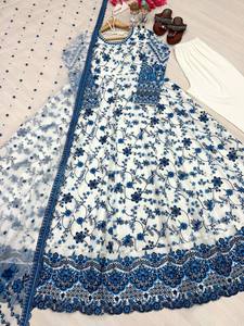 Standard Quality Long Indian Clothing Women Salwar Suit for Festival and Party Wear From Indian Supplier - Product Image 5