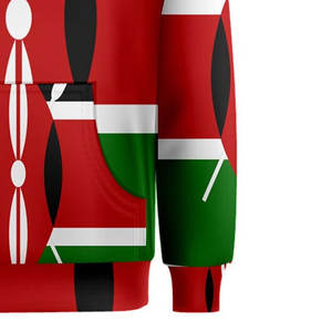 Ventes en gros de sweats à capuche 3D avec drapeau du Kenya pour hommes, impression par sublimation personnalisée, streetwear, sweat-shirt à capuche à imprimé graphique haute définition, fabricant - Product Image 6